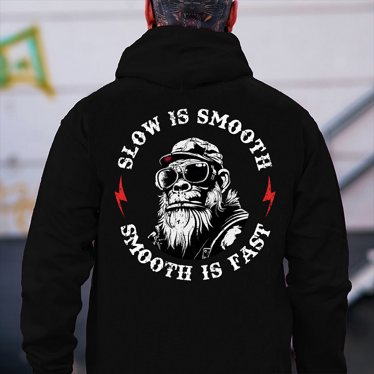 Personalized “Slow is Smooth, Smooth is Fast” Custom Hoodie