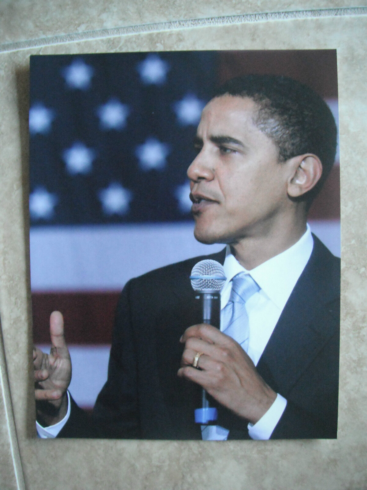 Barack Obama President USA Color 11x14 Promo Photo Poster painting