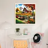 Farm Cottage-11CT Stamped Cross Stitch 45*45cm/17.72*17.72in tapestrymarket
