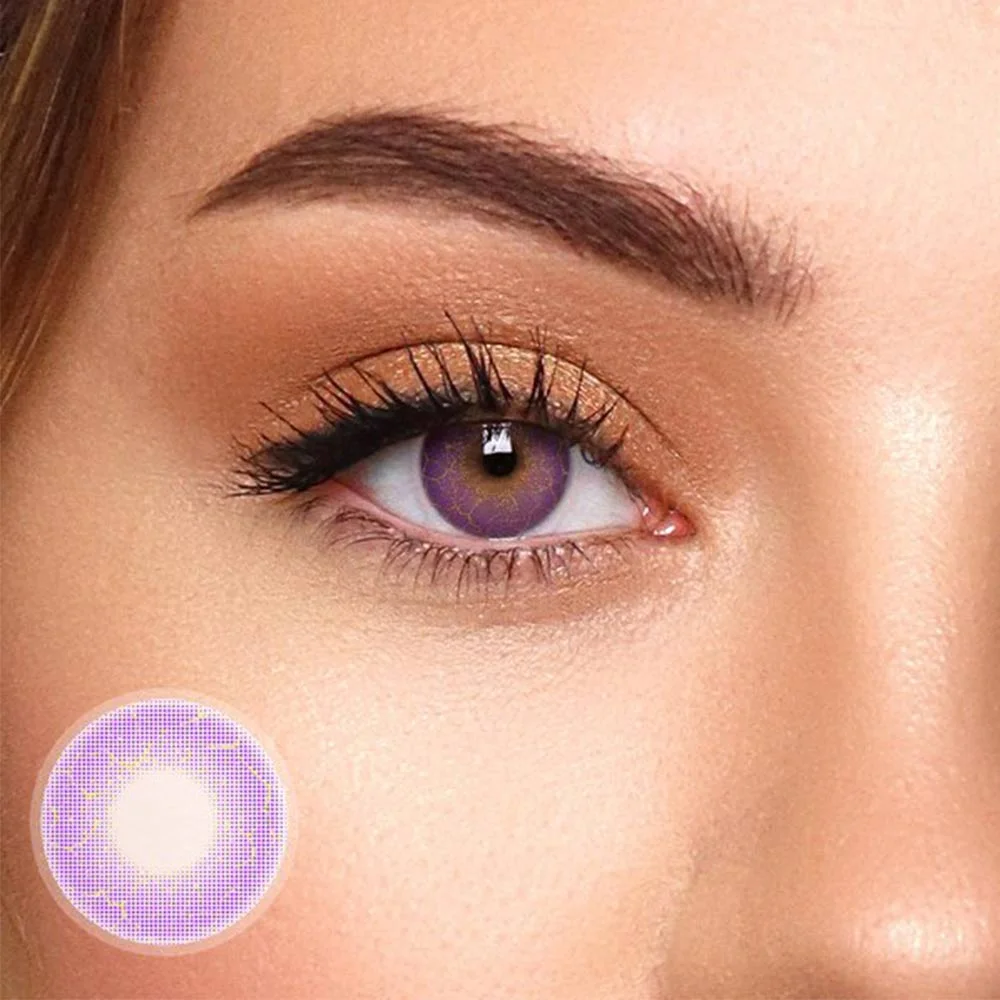 Pussy Girl Purple Contact Lenses 14.2mm