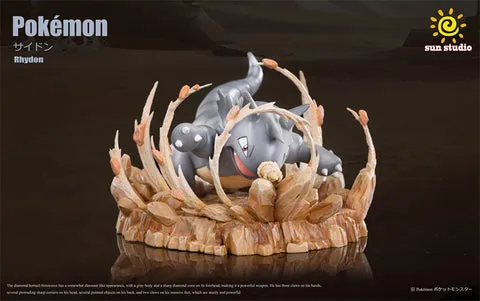 1/20 Scale World Zukan Rhydon & Rhyperior - Pokemon Resin Statue