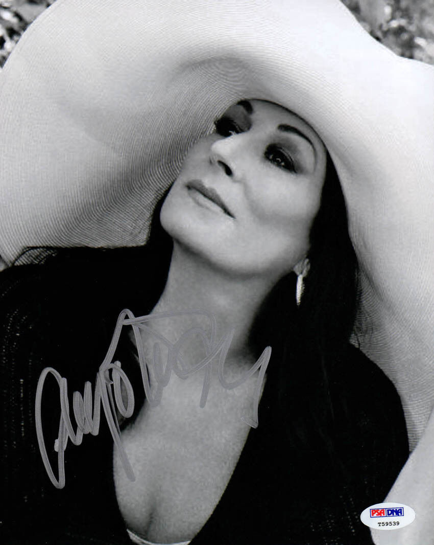 Anjelica Huston SIGNED 8x10 Photo Poster painting The Grifters Oscar Emmy PSA/DNA AUTOGRAPHED