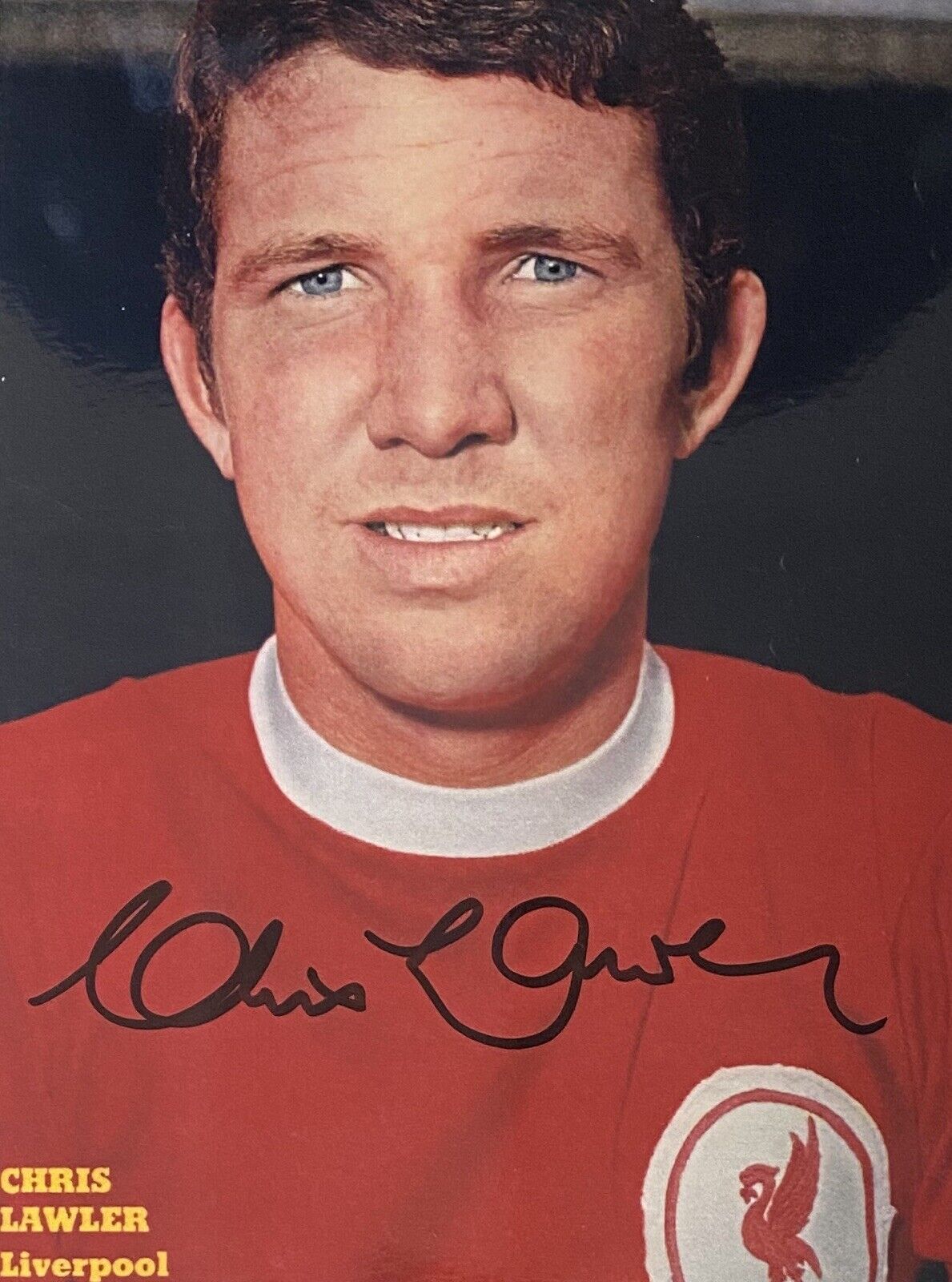 Chris Lawler Genuine Hand Signed Liverpool 6X4 Photo Poster painting 6