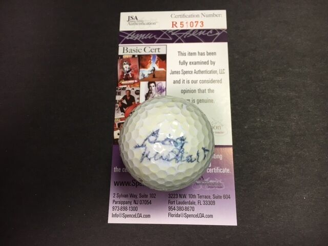 Bob Newhart Actor/Comedian Signed Golf Ball with JSA COA