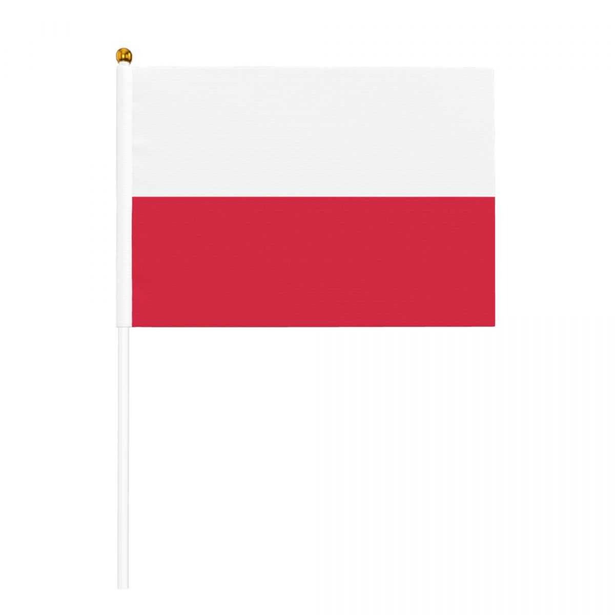 Poland Flag Small Stick Mini Hand Held Flags