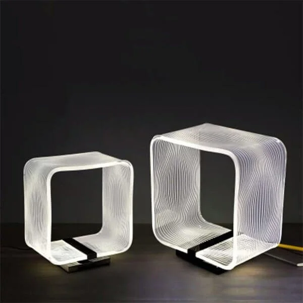 Modern Decorative Square Table Lamp CSTWIRE