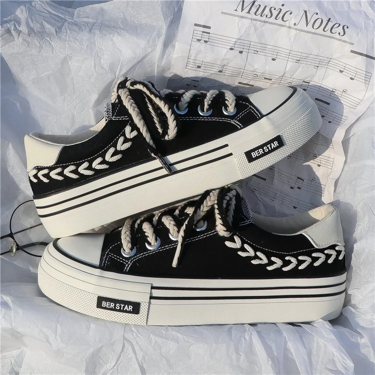 Churchf Churchf White Shoes Female Spring 2024 New Breathable Student Board Shoes Korean Version High Platform Shoes Casual Shoes Women's Board Shoes