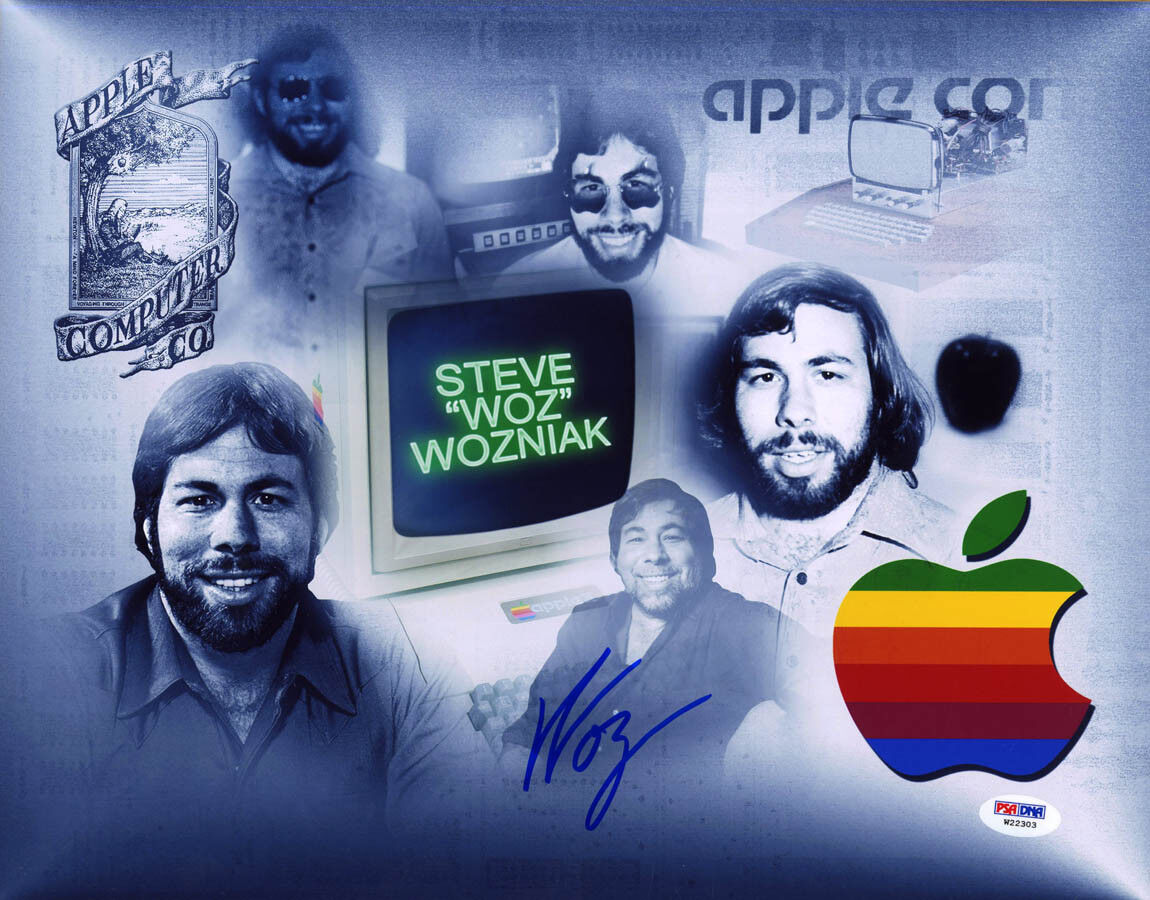 Steve Woz Wozniak SIGNED 11x14 Photo Poster painting Apple 1 Computer Jobs PSA/DNA AUTOGRAPHED