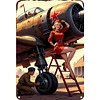 Pin Up Girl - Vintage Metal Signs - 20*30cm/30*40cm