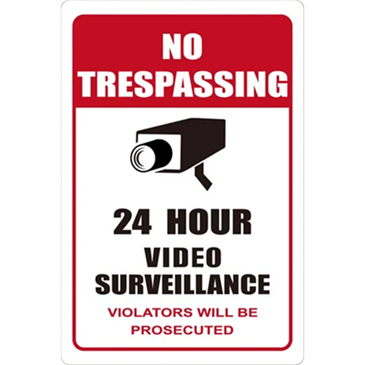 No Trespassing - Vintage Tin Signs/Wooden Signs - 7.9x11.8in & 11.8x15.7in
