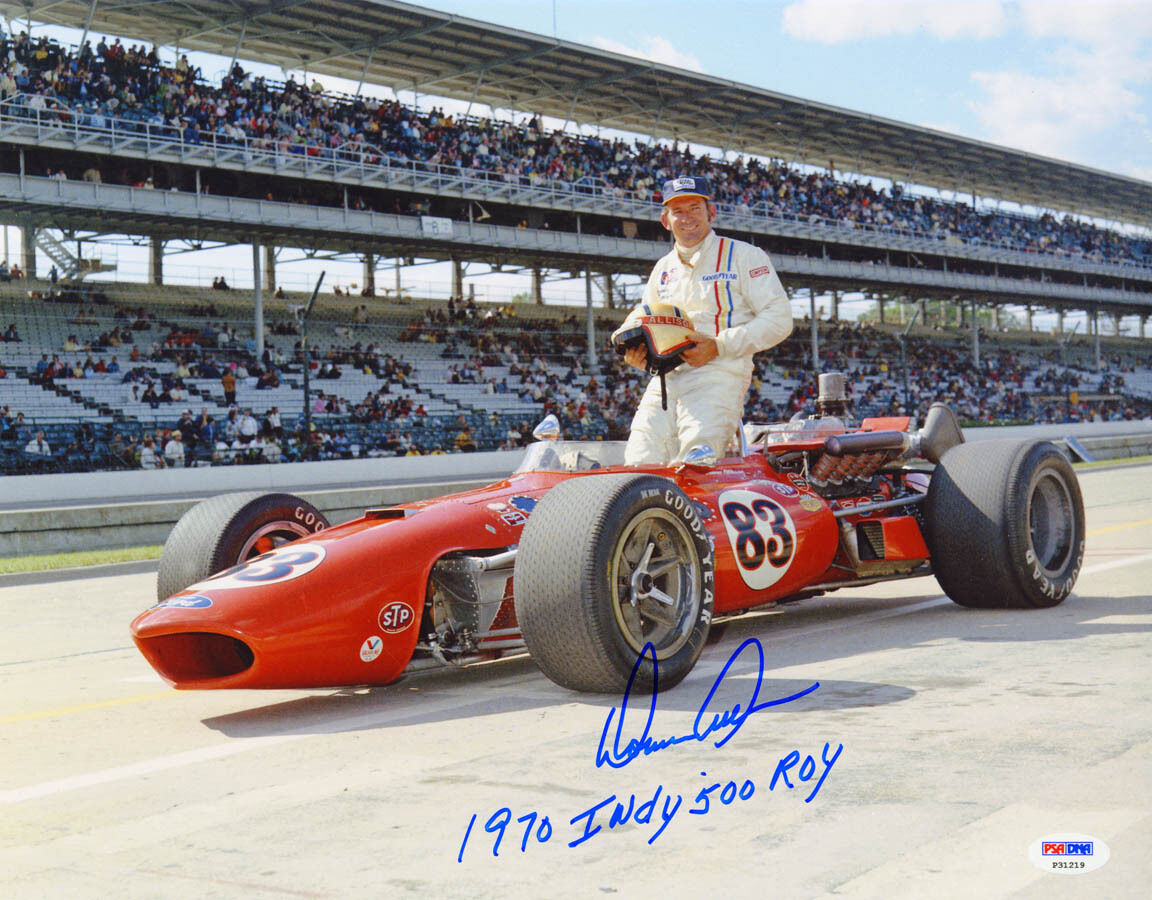 Donnie Allison SIGNED 11x14 Photo Poster painting + 1970 INDY ROY PSA/DNA AUTOGRAPHED