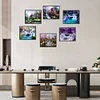 (US Only)6pcs Diamond Painting - Full Round Drill - Beautiful Scenery (Canvas|40*30cm)
