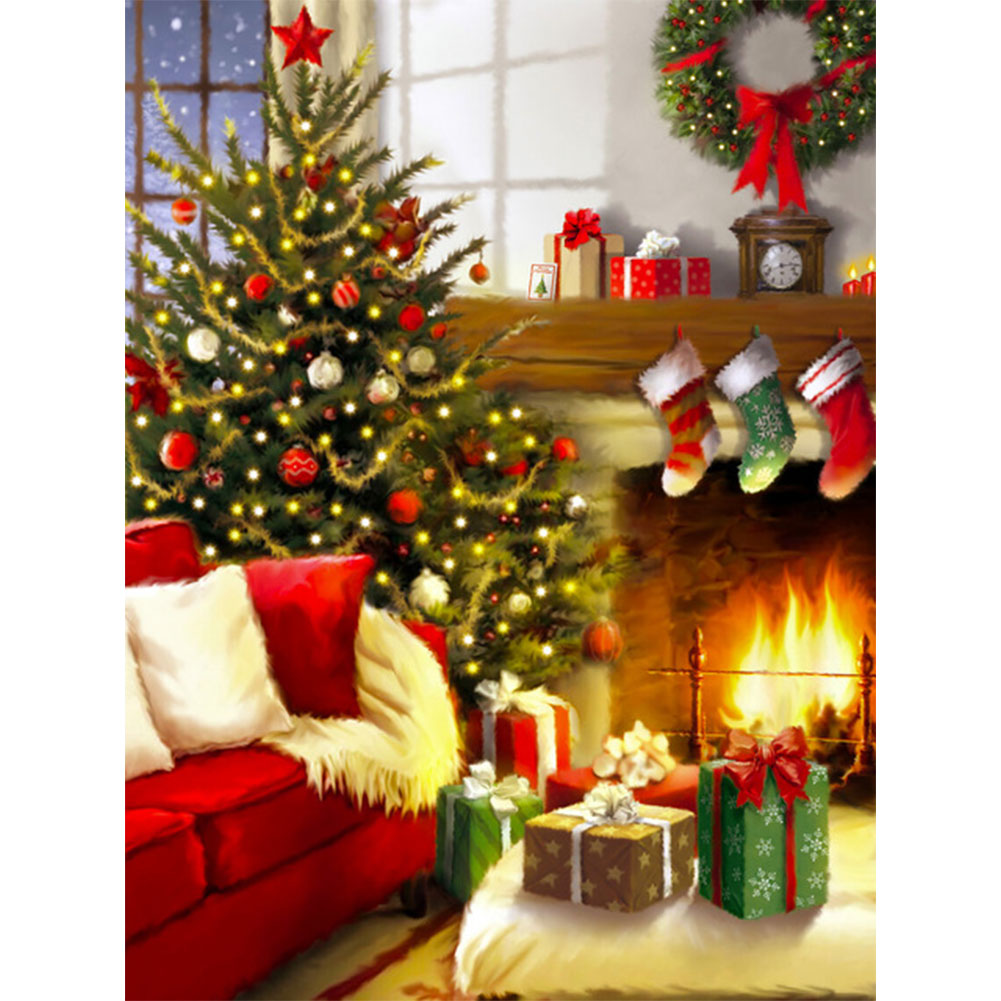 

Christmas - Round Drill Diamond Painting - 30*40CM, Round diamond 30*40cm, 501 Original