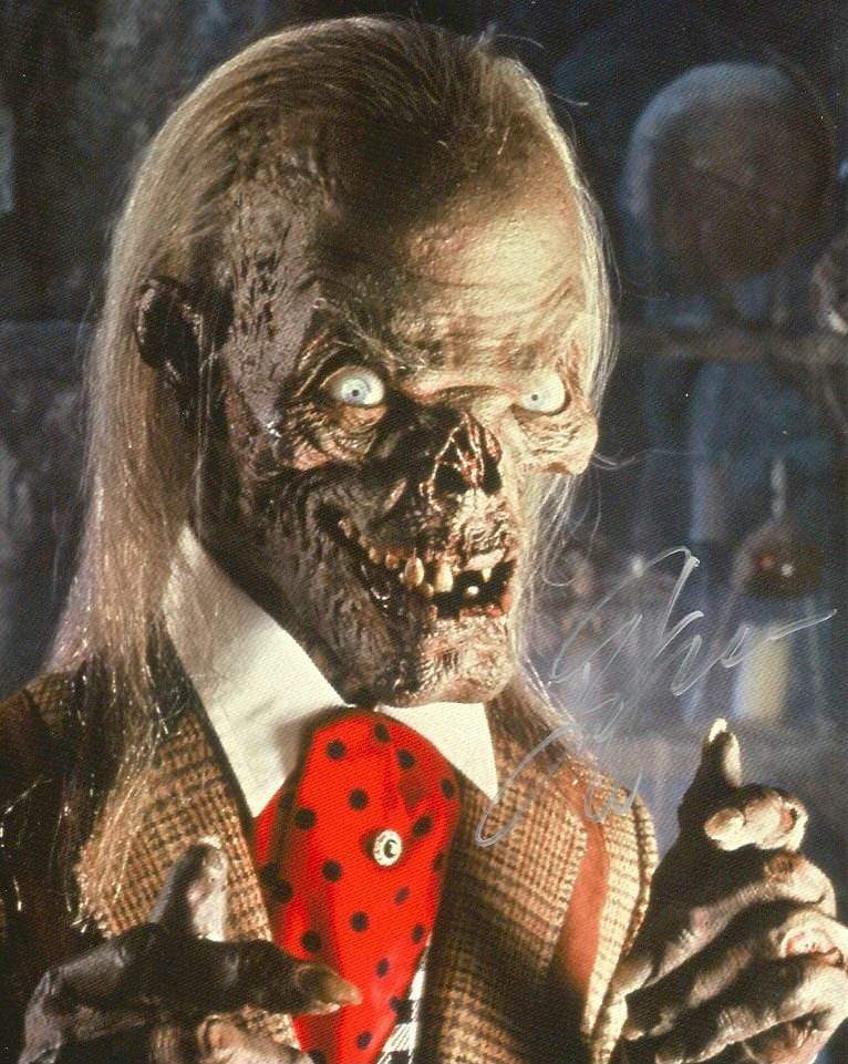 John Kassir ACTOR TAYLES FROM THE CRYPT autograph, In-Person signed Photo Poster painting