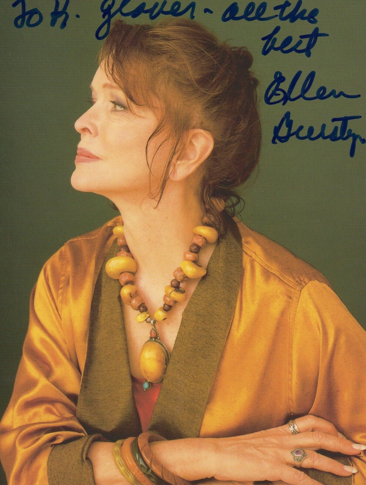 ELLEN BURSTYN AUTOGRAPH, LOUIE, BIG LOVE