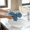 Chenille Dog Hand Towel Fluffy and Soft Decorative Puppy Towels Highly Sorbent Microfiber Multipurpose for Bathroom Kitchen Washstand