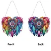DIY Double Sided Special Shaped Love Dream Catcher Hanging Diamond Art Kit 