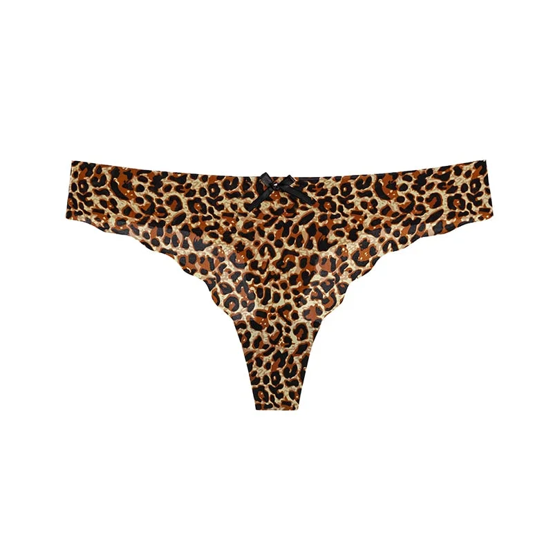 3 Pcs Sexy Lingerie Woman Underwear Seamless Sports Panties Female Thong G-string Thongs For Woman Underwear Ice Silk BANNIROU