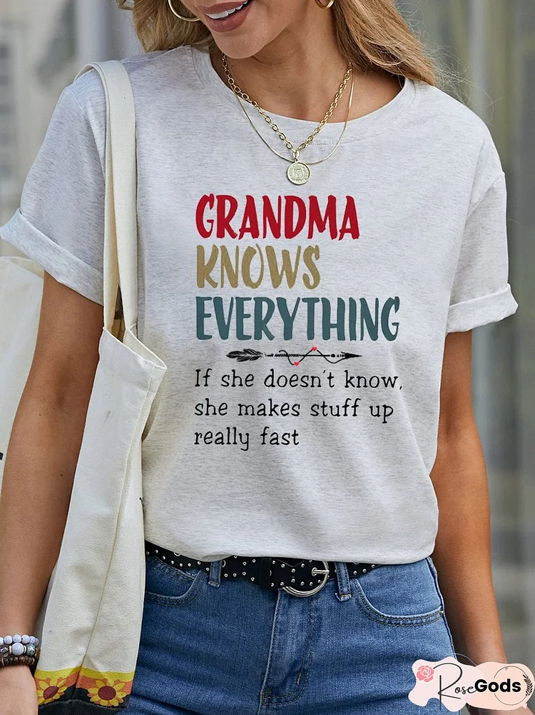 Grandma Knows Everything Women's T-Shirt