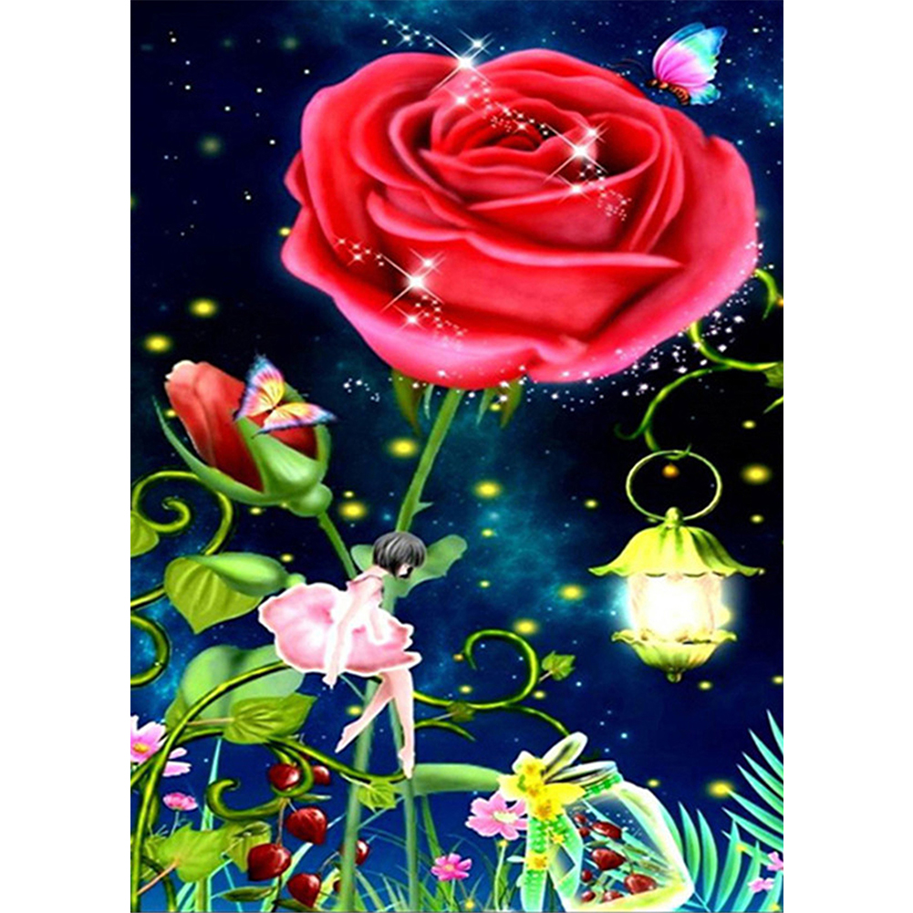 

Red Rose - Round Drill Diamond Painting - 30*40CM, 501 Original
