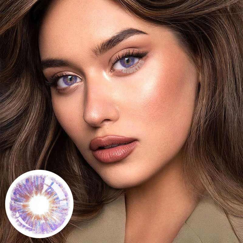 Monet Purple Colored Contact Lenses Yearly