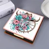 Flower Cow Leather Diamond Painting Notecard Box Contains 150 Sheets of Paper