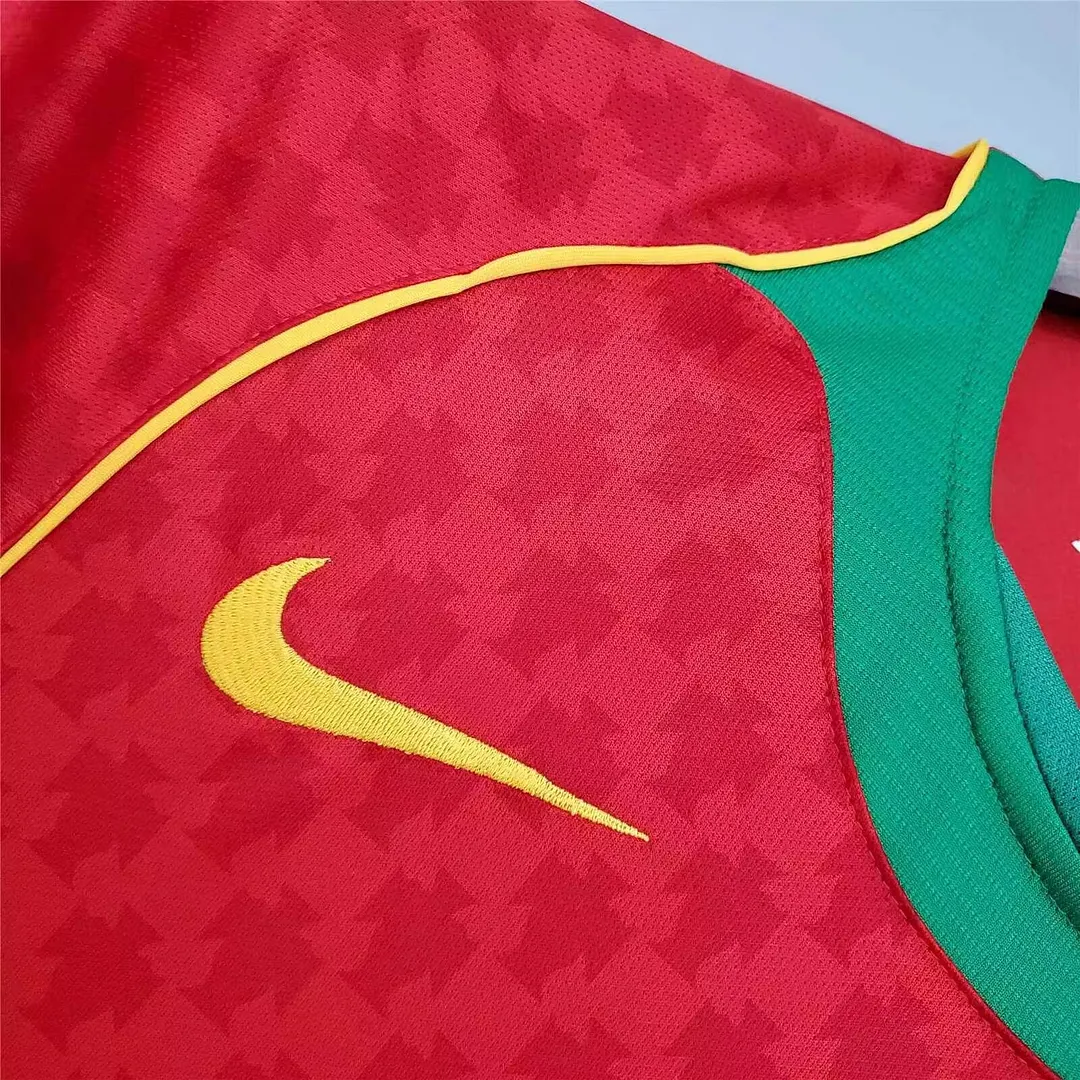 Retro Portugal 2004 Home Football Shirt Thai Quality