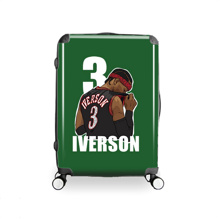 Number 3 Allen Iverson, Basketball Hardside Luggage