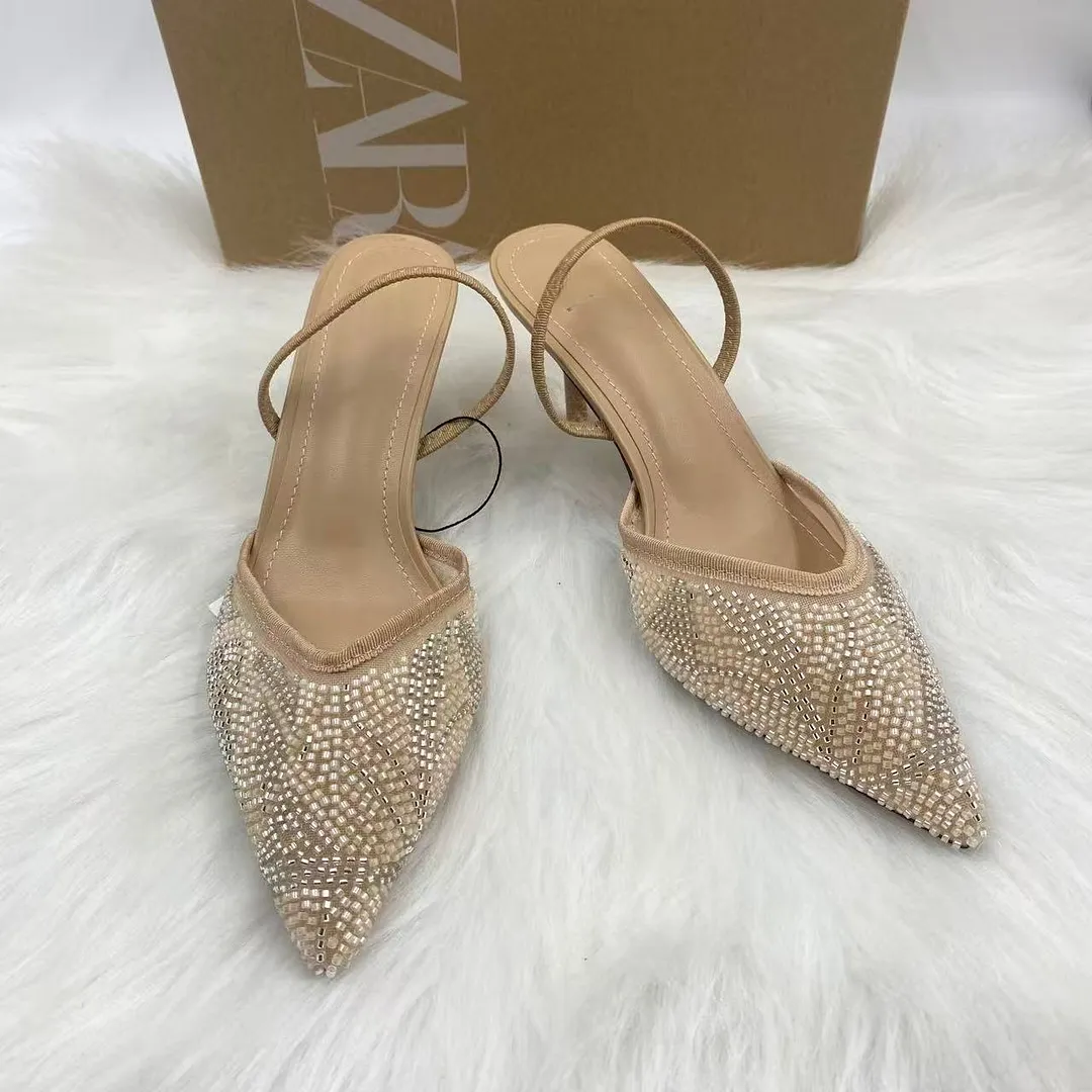 Breakj Breakj Family 2025 New Women's Shoes Low Heel Temperament High Heels Autumn Bag Head Fashion Showfy Sandals Women