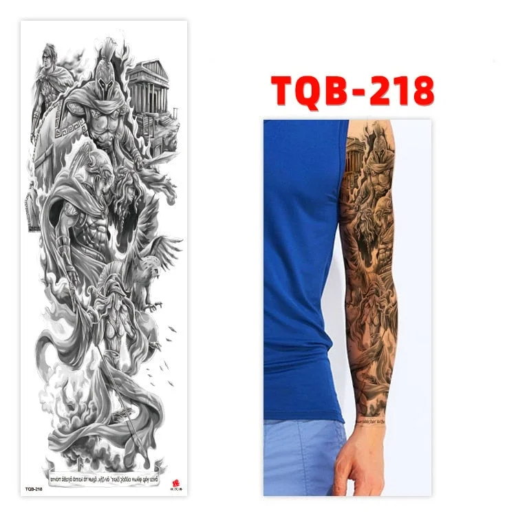 Temporary Tatoo Tattoo for Woman Tattoo Stickers Arm Tattoo Big Sleeve Men and Women Personality Tiger Leopard stickers