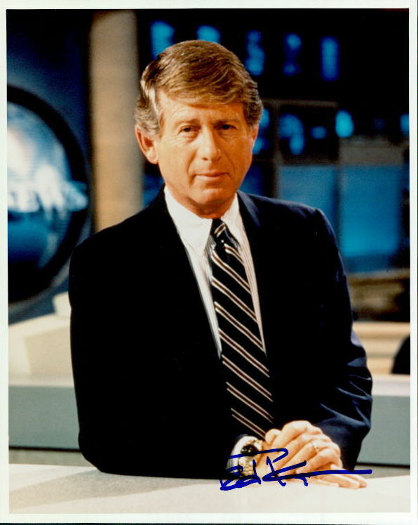 Ted Koppel signed 8x10 Photo Poster painting In-person