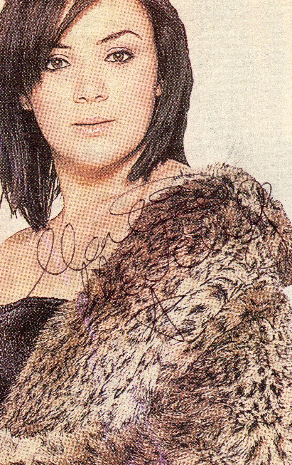 MARTINE McCUTCHEON AUTOGRAPH, SINGER, LOVE ACTUALLY