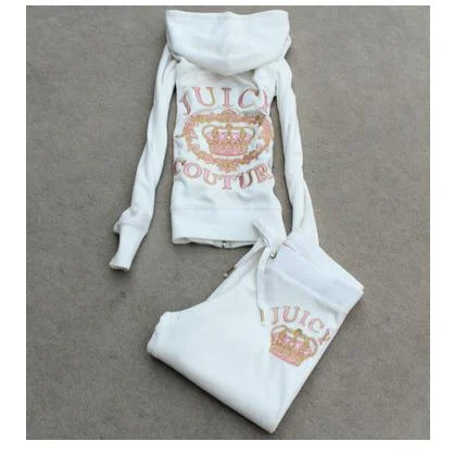 Toloer Toloer Piece Casual Velet Tracksuit Women's Sets Hooded Long Sleeve Women Zipper Suit Spring Fall Letter Pattern Sport Pants 1215-1-Outfit Ideas