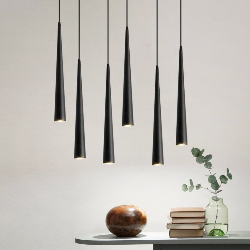 Dimmable  COB Cone LED Modern Pendant Light  Aluminum&Metal Home7w /12w Hang Lamp Dining/Living Room Bar Cafe Droplight Fixture