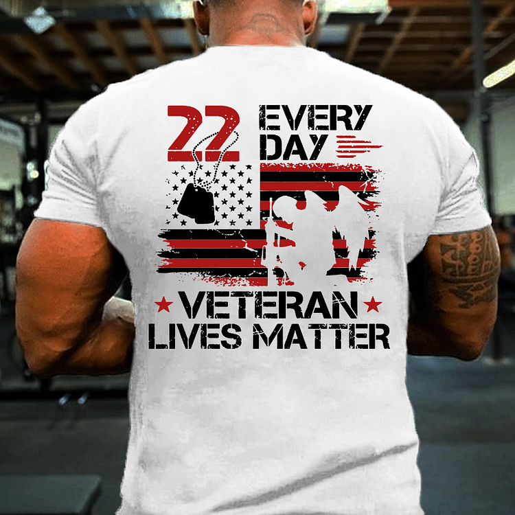 22 Every Day Veteran Lives Matter T-shirt