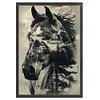 (Stamped/Counted) Horse Silhouette-11CT Cross Stitch 40*60cm(Big Size)