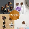 Walnut suction cup hook, punch-free, strong load-bearing, traceless, antique-style sticky hook