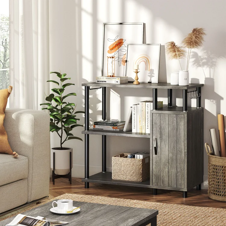 Bestier Kitchen Bakers Rack Microwave Stand 4 Tier Storage Shelves