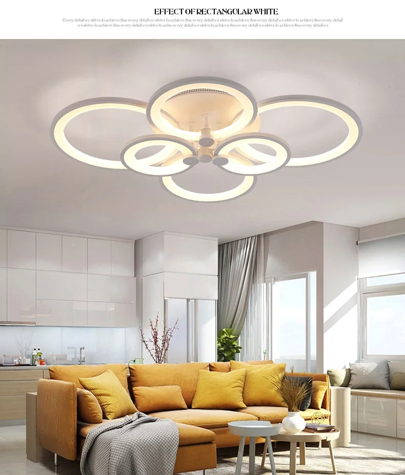 Surface Mounted Modern LED Ceiling Lights For Living Room Bedroom