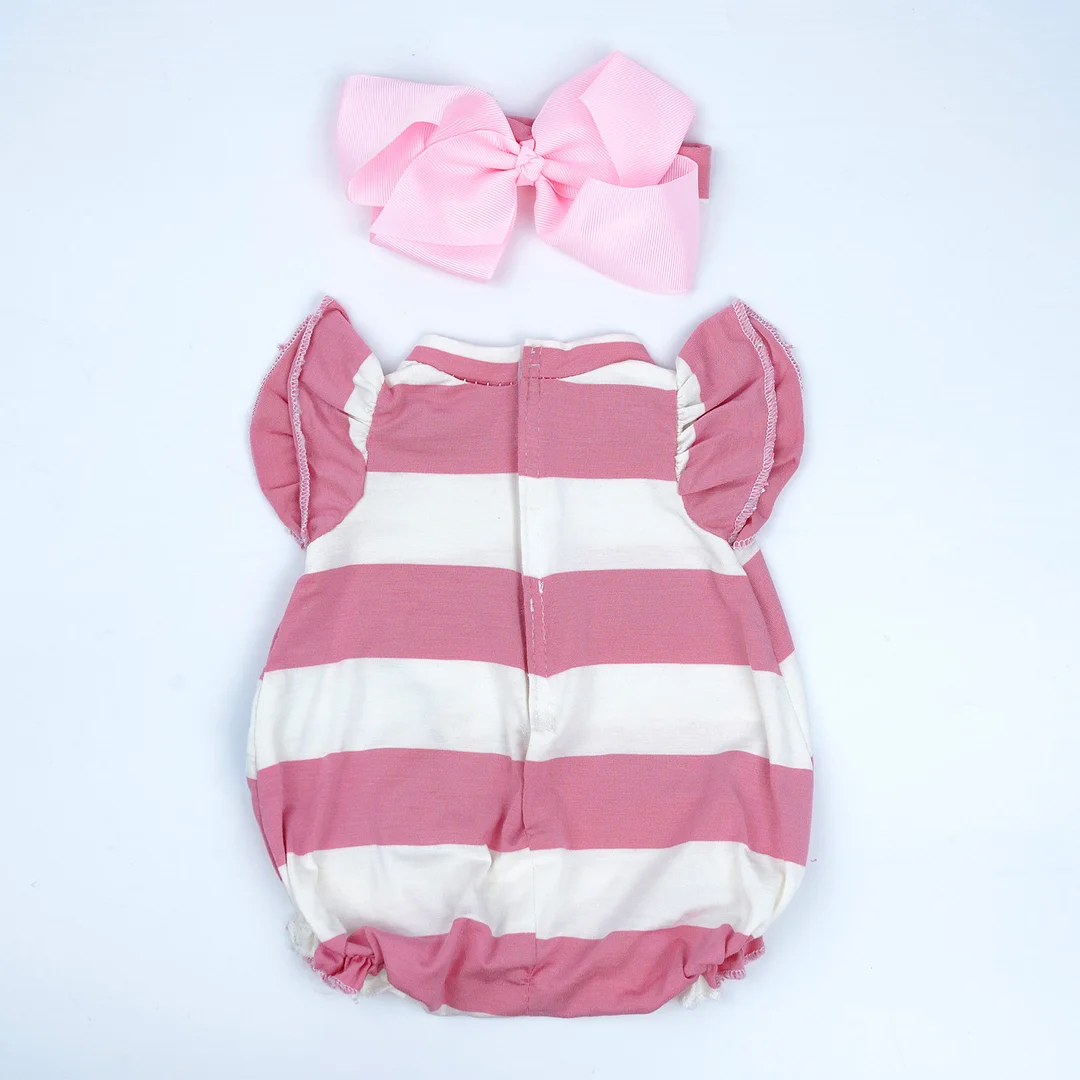 20-Inch Clothes Accessories Pink Striped 2-Piece Set for Reborn Baby Doll -Creativegiftss® - [product_tag] RSAJ-Creativegiftss®