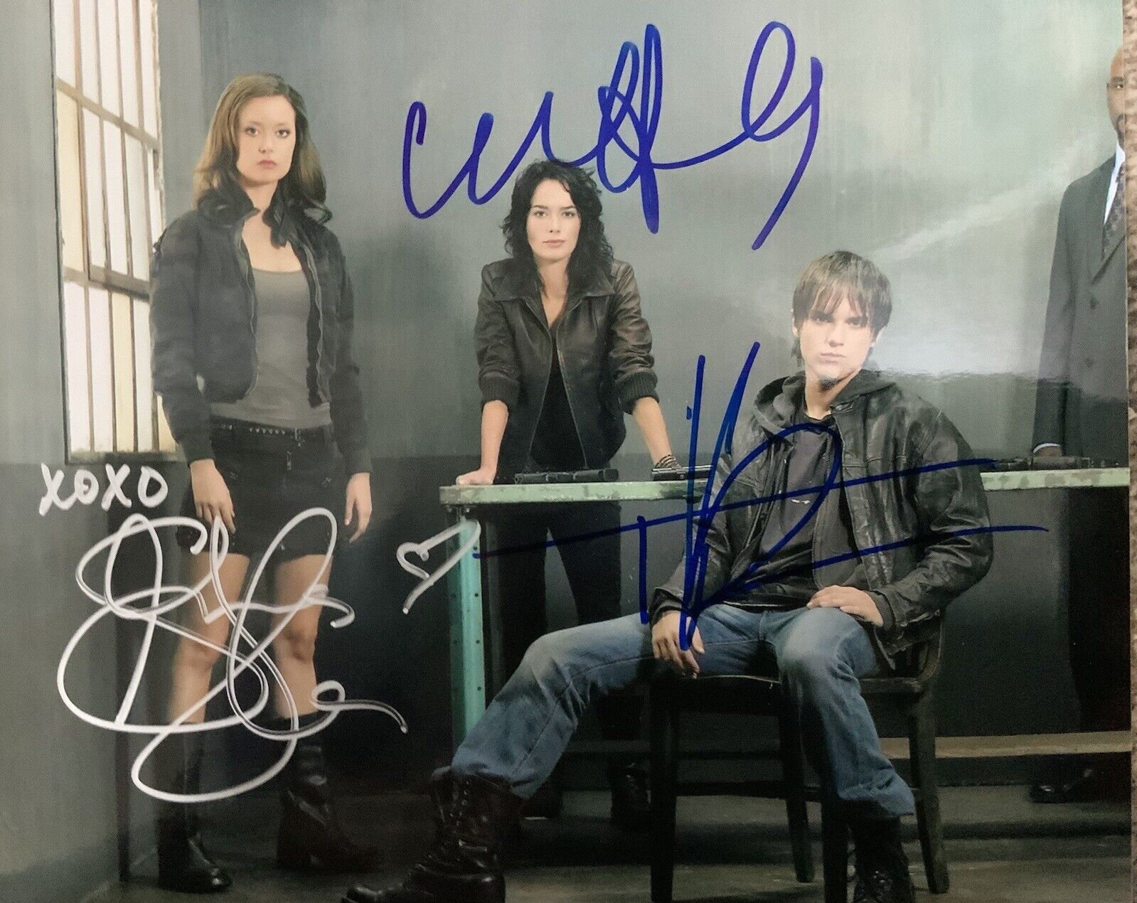 Sarah Connor Chronicles Signed 8 X 10” Photo Poster painting -HEADEY + GLAU + DEKKER. COA