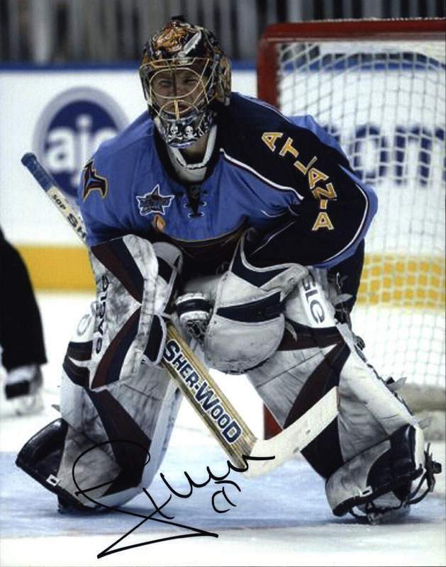 Johan Hedberg signed NHL hockey 8x10 Photo Poster painting W/Cert Autographed A0001