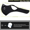Cycling Face Mask with Active Carbon Filter Dust-Proof Breathable