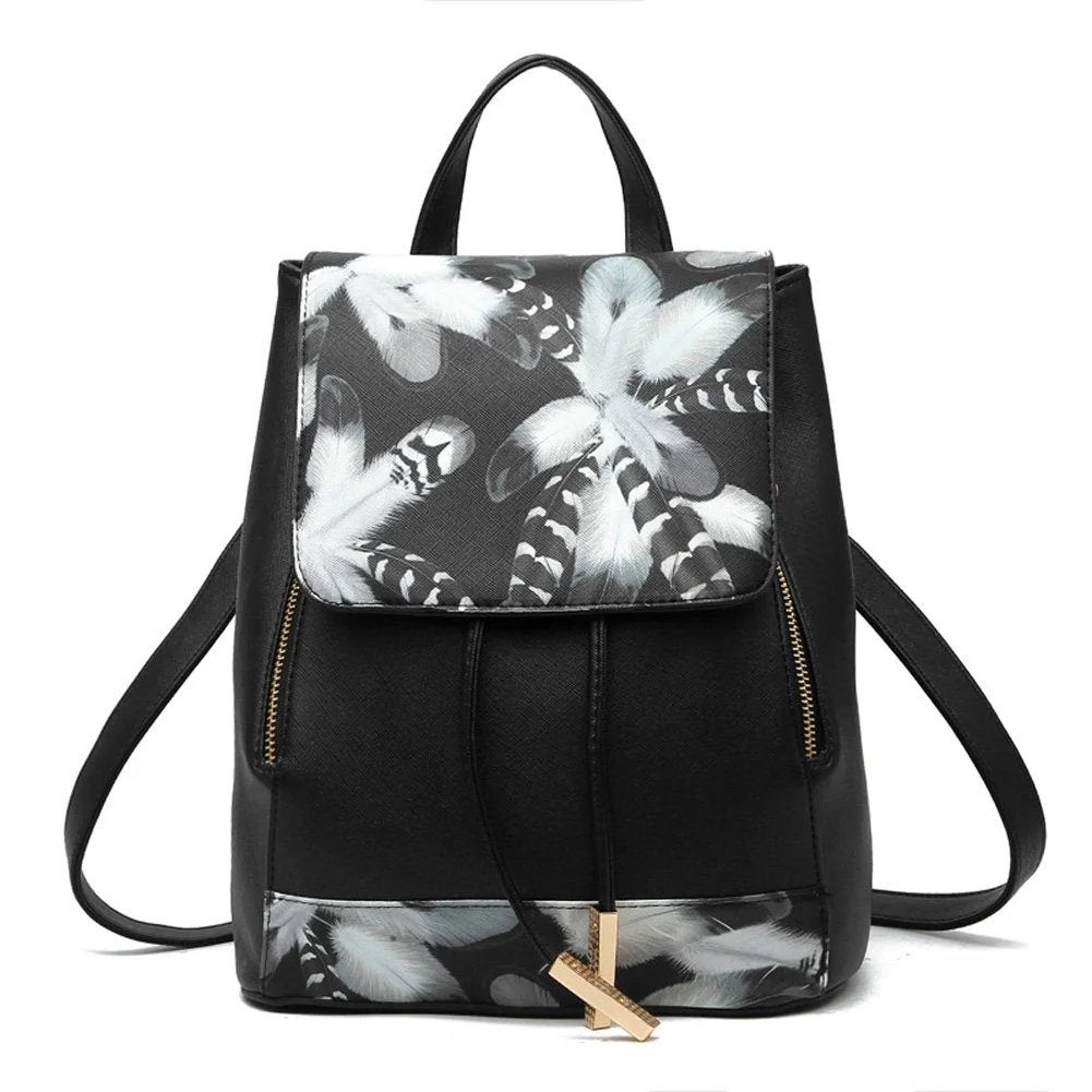 Women's Mini Backpack Purse PU Leather Rucksack Purse Ladies Casual Shoulder Bag for Women