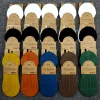 Summer Single Color Cotton Boat Socks for Men 10 Pairs