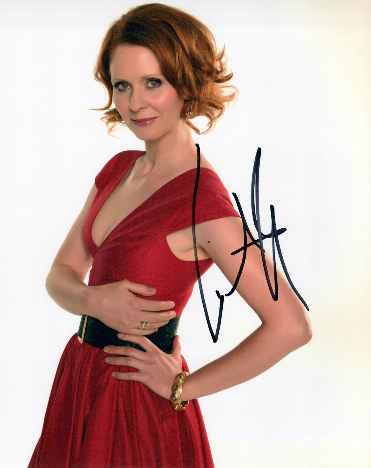 Cynthia Nixon glamour shot autographed Photo Poster painting signed 8x10 #9