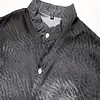 Men's Shirt Gray 3D Print Outdoor Street Long Sleeve Button-Down Print Casual Breathable by Inlyline