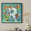 Butterfly Flower R 5D Partial Drill DIY Diamond Painting Kit 30*30cm