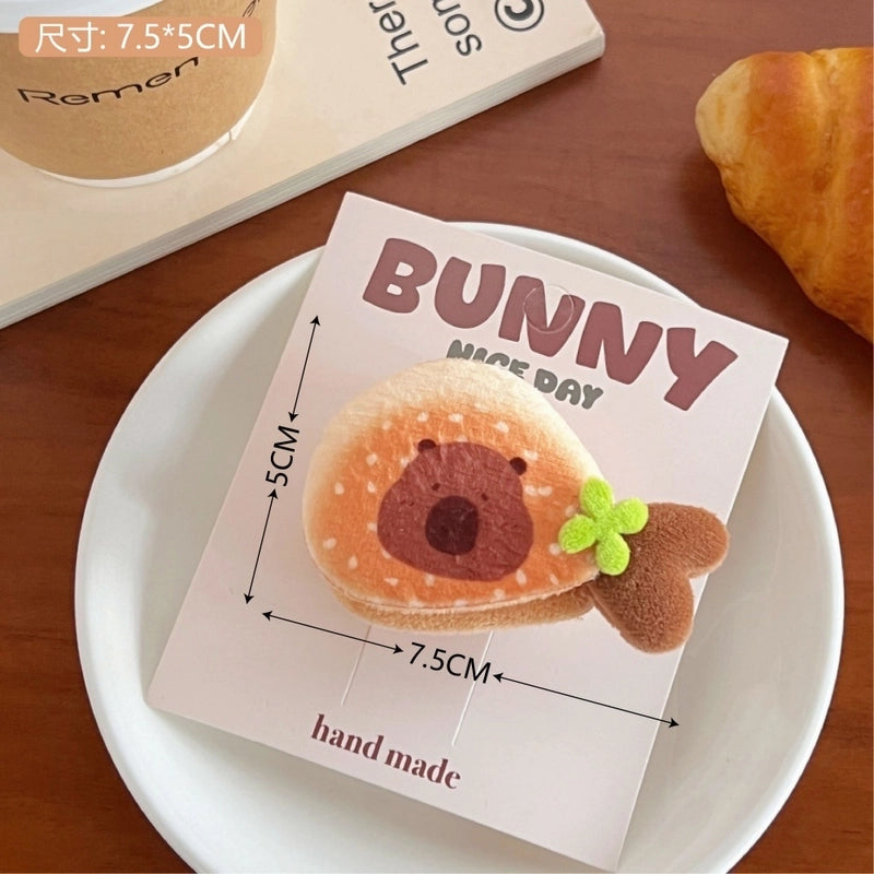 Cute Potatoes Tomato Plush Bag Pendant Hair Clip