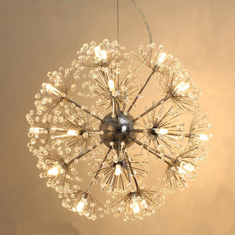 Nordic Dandelion Chandelier Round LED Pendant Lighting